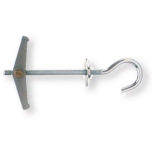 Federklappdübel KLAPfix 4 x 95 mit Haken, Scheibe und Mutter